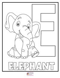 Alphabet Coloring Pages 5B