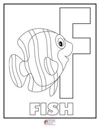 Alphabet Coloring Pages 6B