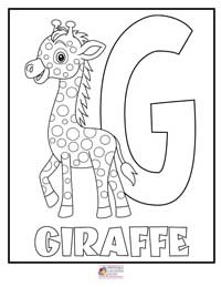 Alphabet Coloring Pages 7B