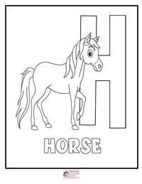 Alphabet Coloring Pages 8B