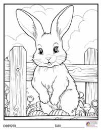 Bunny Coloring Pages 20 - Colored By