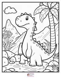 Dinosaur Coloring Pages 18B