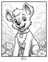 Dogs Coloring Pages 10B