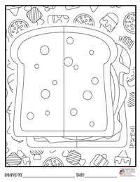 Food Coloring Pages 1 - Colored By