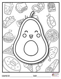 Food Coloring Pages 15 - Colored By