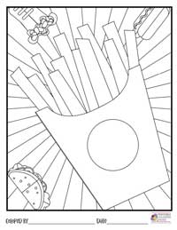 Food Coloring Pages