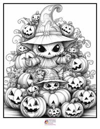 Halloween Coloring Pages 11B