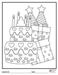 Happy Birthday Coloring Pages
