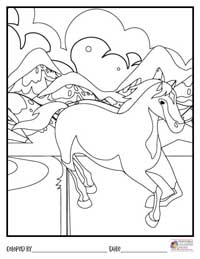 Horses Coloring Pages