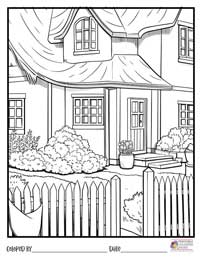 House Coloring Pages