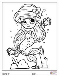 Mermaid Coloring Pages