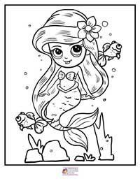 Mermaid Coloring Pages 15B