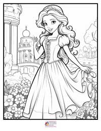 Princess Coloring Pages 5B