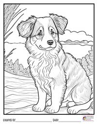 Puppy Coloring Pages 5 - Colored By