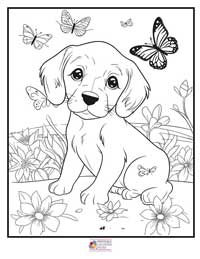 Puppy Coloring Pages 8B