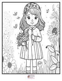 Spring Coloring Pages 1B