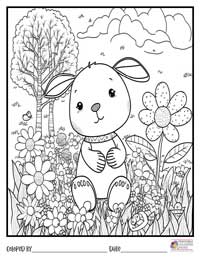 Spring Coloring Pages 5 - Colored By