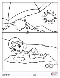 Summer Coloring Pages 13 - Colored By