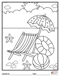 Summer Coloring Pages 15 - Colored By