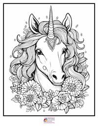 Unicorn Coloring Pages 10B