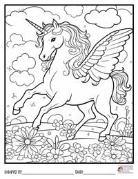 Unicorn Coloring Pages