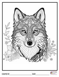 Wolves Coloring Pages