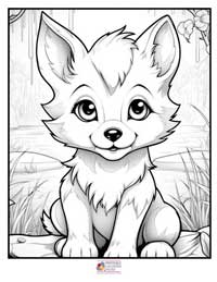 Wolves Coloring Pages 10B