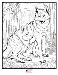 Wolves Coloring Pages 18B