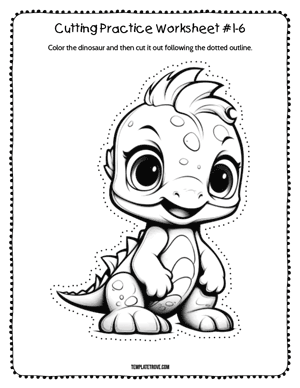 Cutting Practice
 Worksheet #1-6