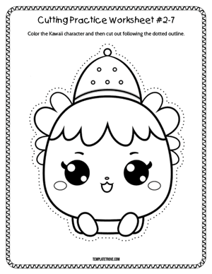 Cutting Practice
 Worksheet #2-7