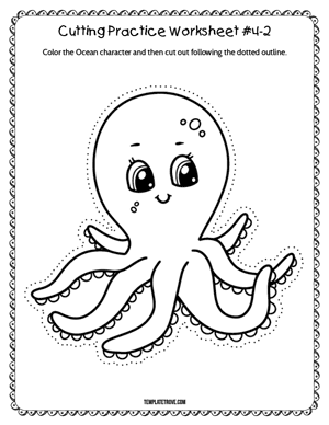 Cutting Practice
 Worksheet #4-2