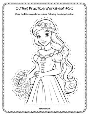 Cutting Practice
 Worksheet #5-2