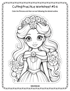 Cutting Practice
 Worksheet #5-6