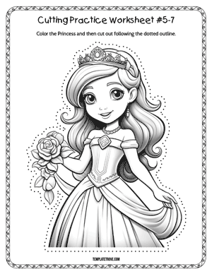 Cutting Practice
 Worksheet #5-7