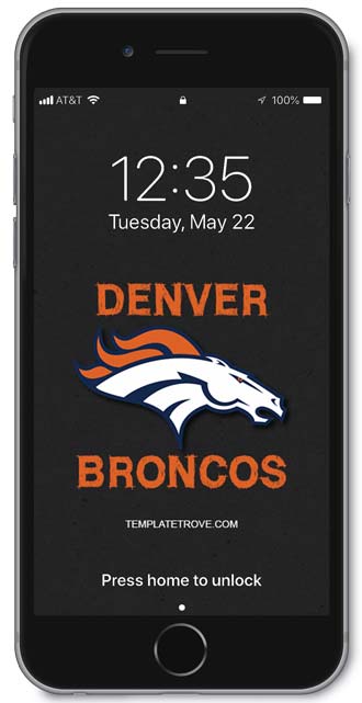 Denver Broncos Lock Screen 2