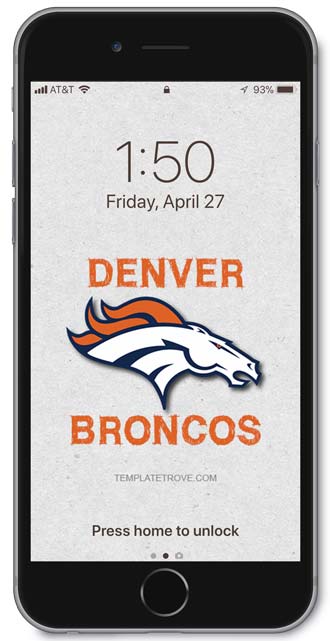 Denver Broncos Lock Screen 3