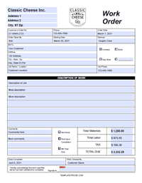 Free Invoice Template 1