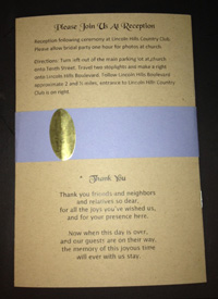 Gatefold Cover - Back