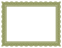 Gold Formal Certificate Border 1
