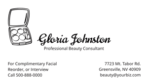 Free Business Card Template 1