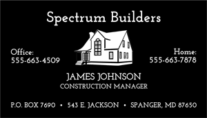 Free InDesign Business Card Template 10