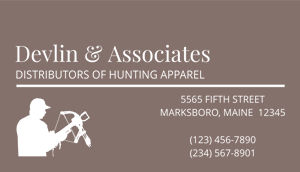 Free Publisher Business Card Template 15