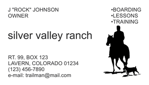 Free Business Card Template 17