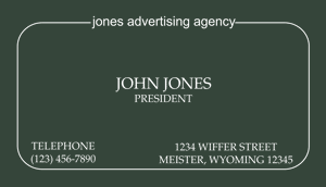 Free Publisher Business Card Template 18