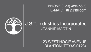 Free Publisher Business Card Template 19