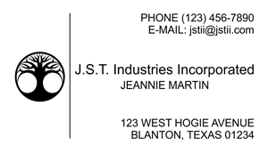 Free Business Card Template 19