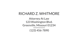 Free Business Card Template 21