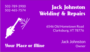 Free Publisher Business Card Template 3