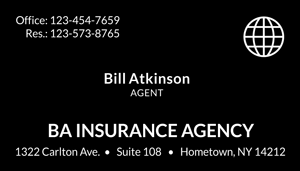 Free InDesign Business Card Template 6