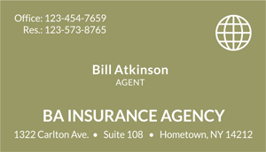 Free Publisher Business Card Template 6